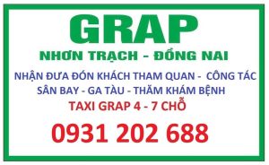 Grab Nhơn Trạch, Taxi Công Nghệ Giá Rẻ